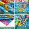 Goodbye School Hello Pool Banner Summer Pool Splish Splash Tropical Floral Backdrop End of School Year Party Decorations Banner Photo Booth Props